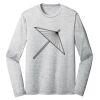 Sublimatable PosiCharge Long Sleeve Electric Heather Tee Thumbnail