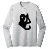 Sublimatable PosiCharge Long Sleeve Electric Heather Tee Thumbnail