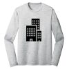 Sublimatable PosiCharge Long Sleeve Electric Heather Tee Thumbnail