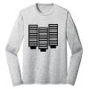 Sublimatable PosiCharge Long Sleeve Electric Heather Tee Thumbnail