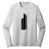Sublimatable PosiCharge Long Sleeve Electric Heather Tee Thumbnail
