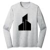 Sublimatable PosiCharge Long Sleeve Electric Heather Tee Thumbnail