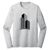 Sublimatable PosiCharge Long Sleeve Electric Heather Tee Thumbnail