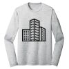 Sublimatable PosiCharge Long Sleeve Electric Heather Tee Thumbnail