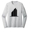 Sublimatable PosiCharge Long Sleeve Electric Heather Tee Thumbnail