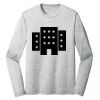 Sublimatable PosiCharge Long Sleeve Electric Heather Tee Thumbnail