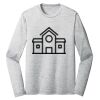 Sublimatable PosiCharge Long Sleeve Electric Heather Tee Thumbnail