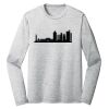 Sublimatable PosiCharge Long Sleeve Electric Heather Tee Thumbnail