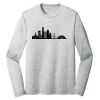 Sublimatable PosiCharge Long Sleeve Electric Heather Tee Thumbnail