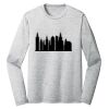 Sublimatable PosiCharge Long Sleeve Electric Heather Tee Thumbnail