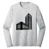 Sublimatable PosiCharge Long Sleeve Electric Heather Tee Thumbnail
