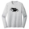 Sublimatable PosiCharge Long Sleeve Electric Heather Tee Thumbnail
