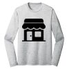 Sublimatable PosiCharge Long Sleeve Electric Heather Tee Thumbnail