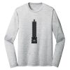 Sublimatable PosiCharge Long Sleeve Electric Heather Tee Thumbnail