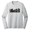 Sublimatable PosiCharge Long Sleeve Electric Heather Tee Thumbnail