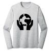 Sublimatable PosiCharge Long Sleeve Electric Heather Tee Thumbnail