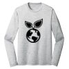 Sublimatable PosiCharge Long Sleeve Electric Heather Tee Thumbnail