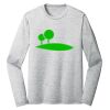 Sublimatable PosiCharge Long Sleeve Electric Heather Tee Thumbnail