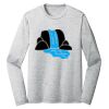 Sublimatable PosiCharge Long Sleeve Electric Heather Tee Thumbnail