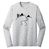 Sublimatable PosiCharge Long Sleeve Electric Heather Tee Thumbnail