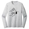 Sublimatable PosiCharge Long Sleeve Electric Heather Tee Thumbnail