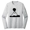 Sublimatable PosiCharge Long Sleeve Electric Heather Tee Thumbnail