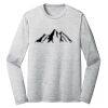 Sublimatable PosiCharge Long Sleeve Electric Heather Tee Thumbnail