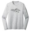 Sublimatable PosiCharge Long Sleeve Electric Heather Tee Thumbnail