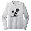 Sublimatable PosiCharge Long Sleeve Electric Heather Tee Thumbnail