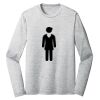Sublimatable PosiCharge Long Sleeve Electric Heather Tee Thumbnail