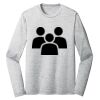 Sublimatable PosiCharge Long Sleeve Electric Heather Tee Thumbnail