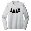 Sublimatable PosiCharge Long Sleeve Electric Heather Tee Thumbnail