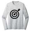 Sublimatable PosiCharge Long Sleeve Electric Heather Tee Thumbnail