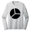 Sublimatable PosiCharge Long Sleeve Electric Heather Tee Thumbnail