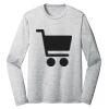 Sublimatable PosiCharge Long Sleeve Electric Heather Tee Thumbnail