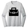Sublimatable PosiCharge Long Sleeve Electric Heather Tee Thumbnail