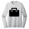 Sublimatable PosiCharge Long Sleeve Electric Heather Tee Thumbnail