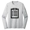 Sublimatable PosiCharge Long Sleeve Electric Heather Tee Thumbnail