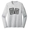 Sublimatable PosiCharge Long Sleeve Electric Heather Tee Thumbnail