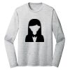 Sublimatable PosiCharge Long Sleeve Electric Heather Tee Thumbnail