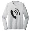 Sublimatable PosiCharge Long Sleeve Electric Heather Tee Thumbnail