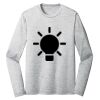 Sublimatable PosiCharge Long Sleeve Electric Heather Tee Thumbnail