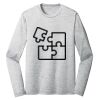 Sublimatable PosiCharge Long Sleeve Electric Heather Tee Thumbnail