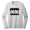 Sublimatable PosiCharge Long Sleeve Electric Heather Tee Thumbnail