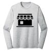 Sublimatable PosiCharge Long Sleeve Electric Heather Tee Thumbnail