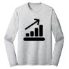 Sublimatable PosiCharge Long Sleeve Electric Heather Tee Thumbnail