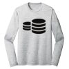 Sublimatable PosiCharge Long Sleeve Electric Heather Tee Thumbnail