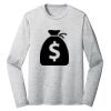 Sublimatable PosiCharge Long Sleeve Electric Heather Tee Thumbnail
