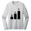 Sublimatable PosiCharge Long Sleeve Electric Heather Tee Thumbnail
