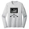 Sublimatable PosiCharge Long Sleeve Electric Heather Tee Thumbnail